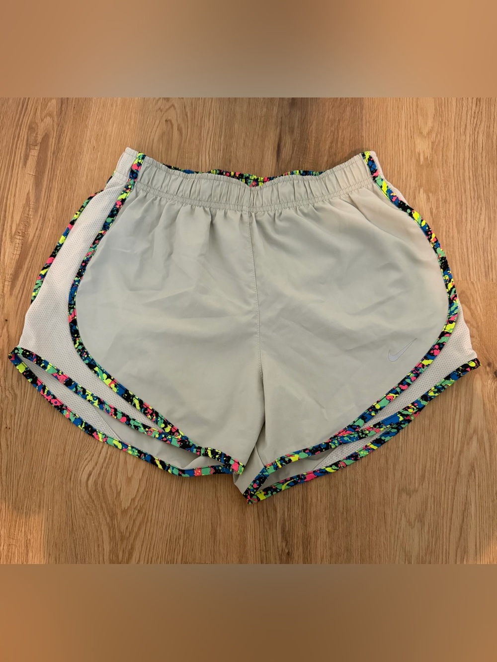 Nike dri-fit neon trim athletic shorts